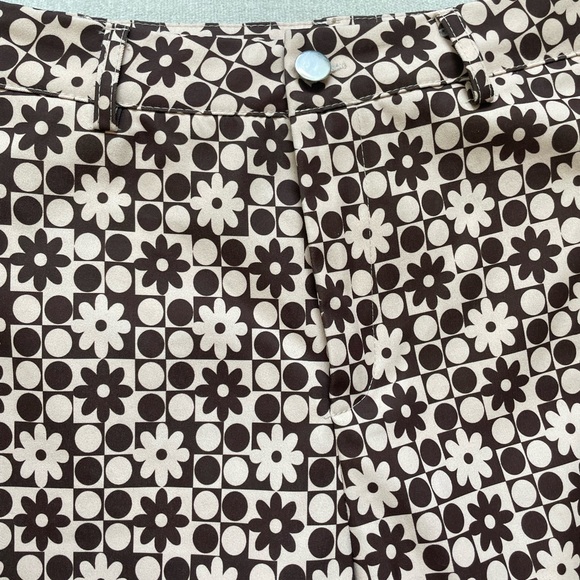 vintage checkered floral pants - Picture 3 of 9